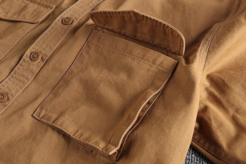 Men's Cotton Cargo Shirt – view 8