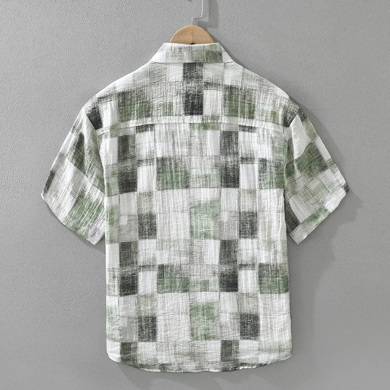 Basiléa Men's Short Sleeve Cotton Shirt – view 4