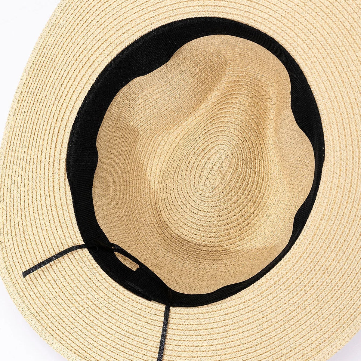 Men's Woven Straw Panama Hat with Belt Band – Wide Brim, Airy and Lightweight, Adjustable 56–60 cm – view 4