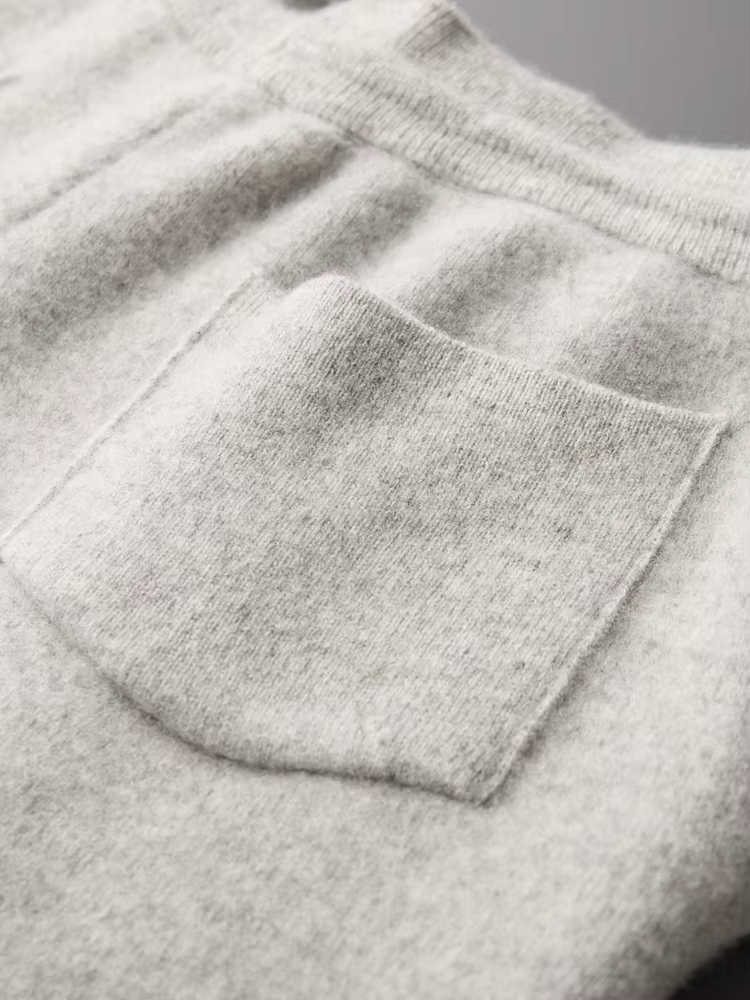 Merino Wool Centre-Seam Leisure Trousers by SATRI & CO. – view 10