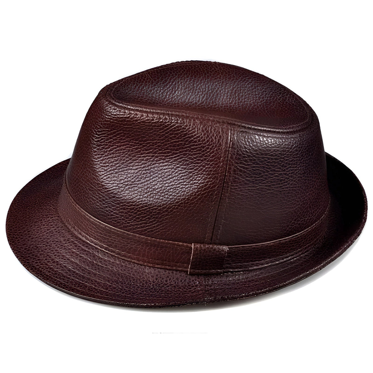 Men's Genuine Leather Trilby Hat – view 4
