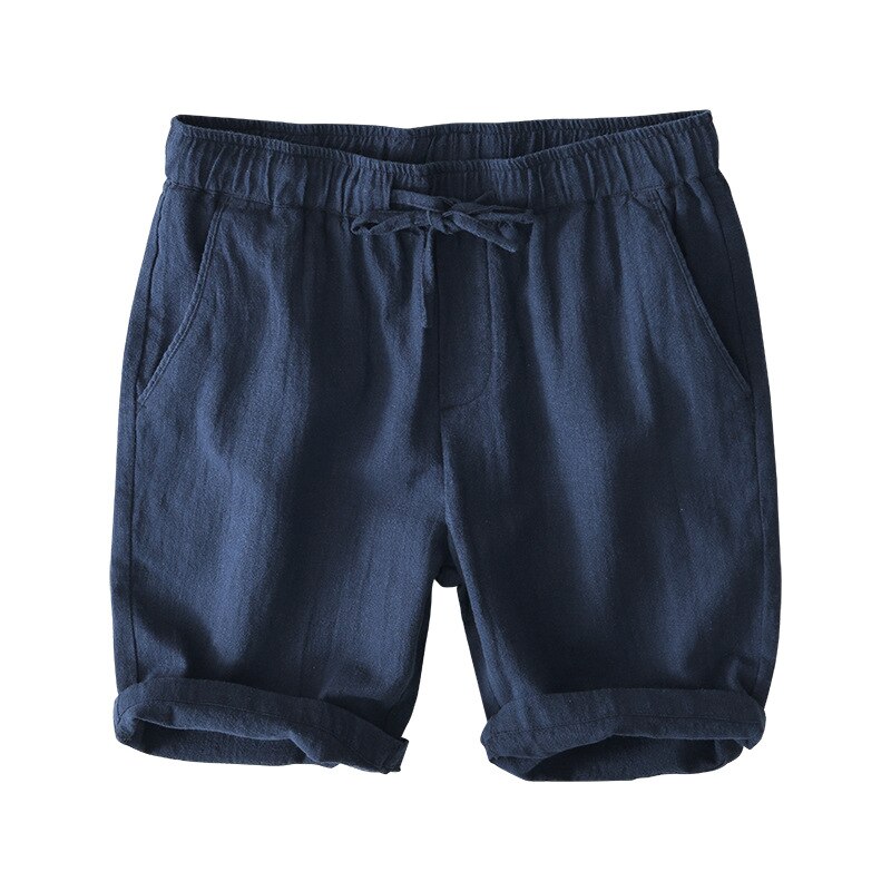 Men's Linen Cotton Blend Casual Shorts – view 10