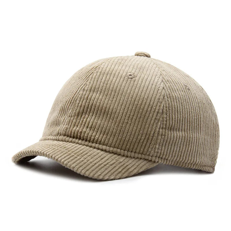 Seul Men's Corduroy Short Brim Baseball Cap – view 1