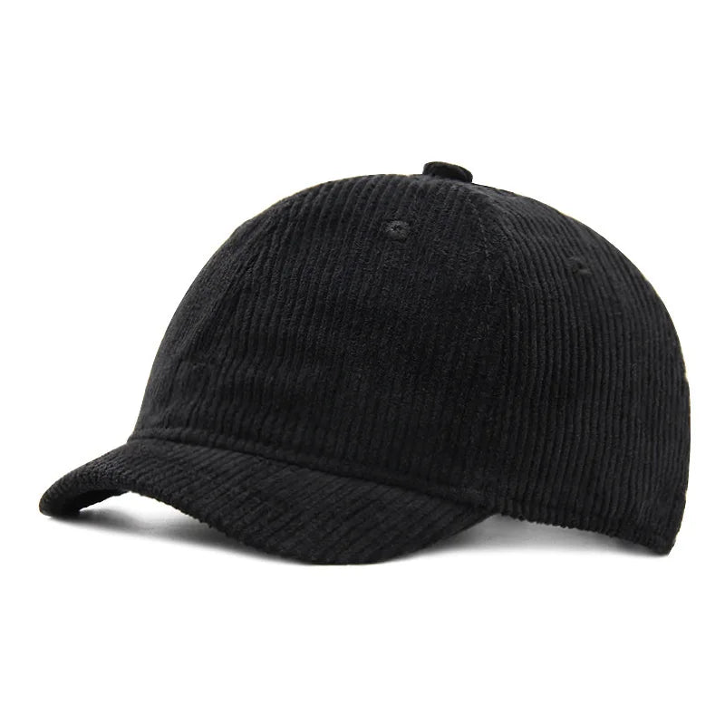 Seul Men's Corduroy Short Brim Baseball Cap – view 4