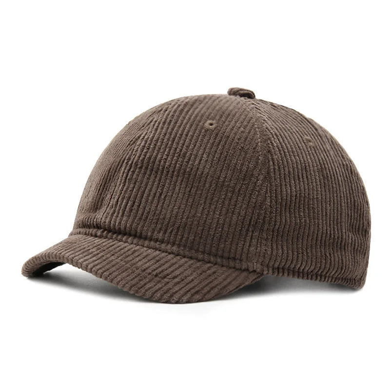 Seul Men's Corduroy Short Brim Baseball Cap – view 5