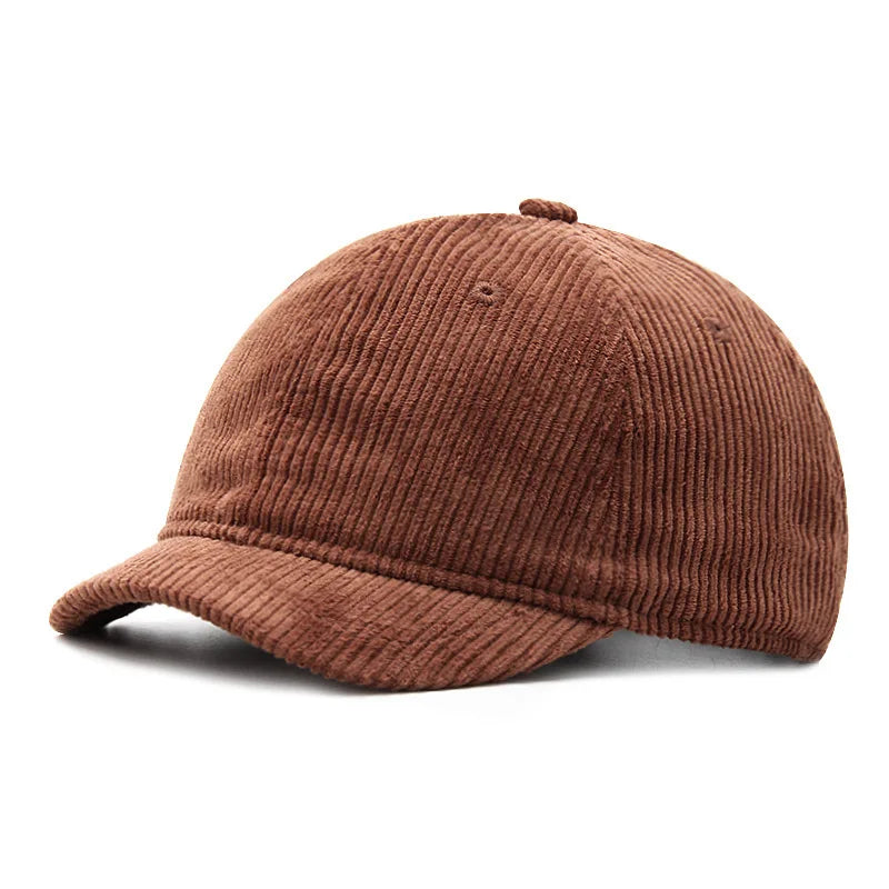 Seul Men's Corduroy Short Brim Baseball Cap – view 10