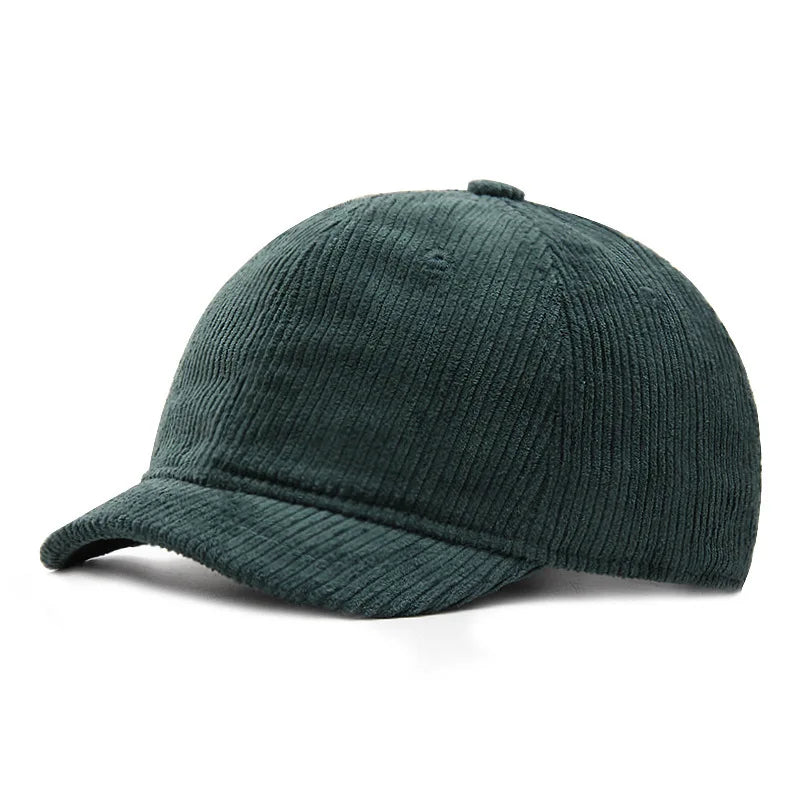 Seul Men's Corduroy Short Brim Baseball Cap – view 8