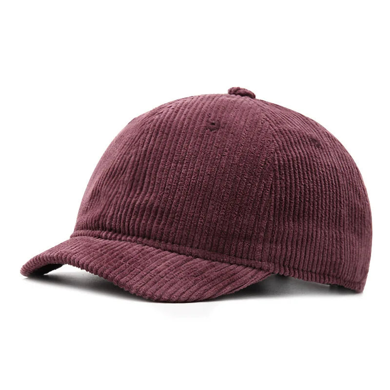 Seul Men's Corduroy Short Brim Baseball Cap – view 6