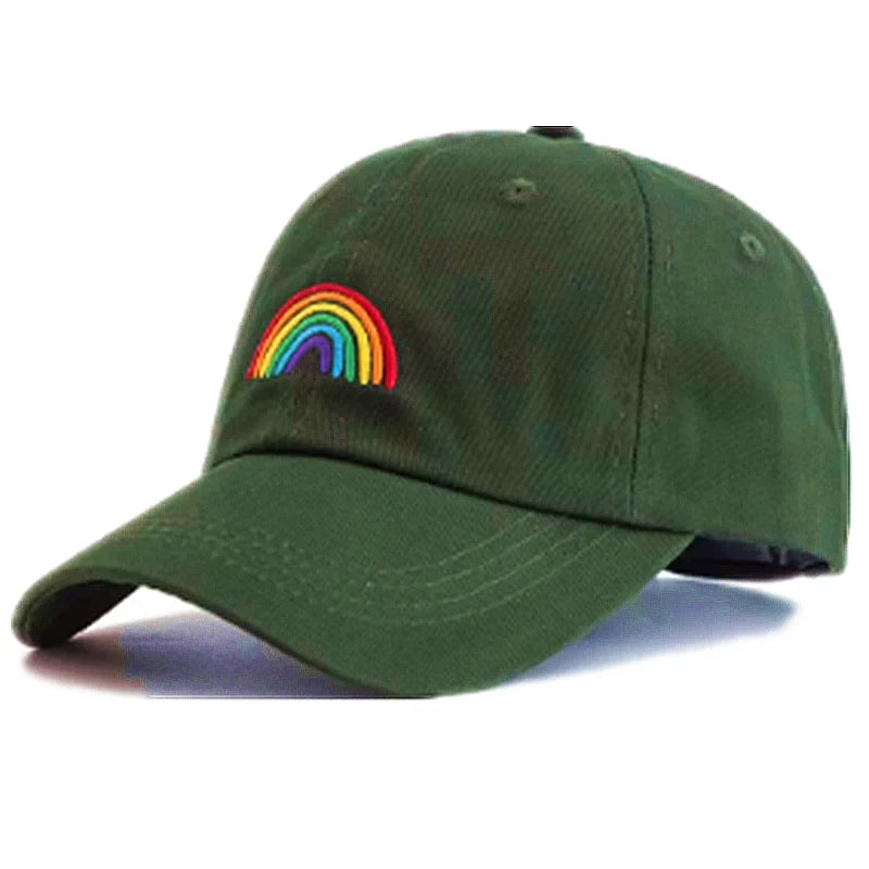 Shining Rainbow Men's Cotton Baseball Cap – view 1