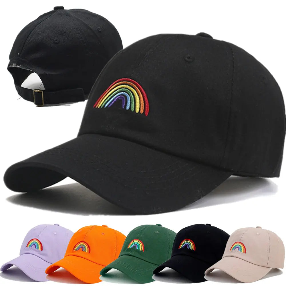 Shining Rainbow Men's Cotton Baseball Cap – view 2