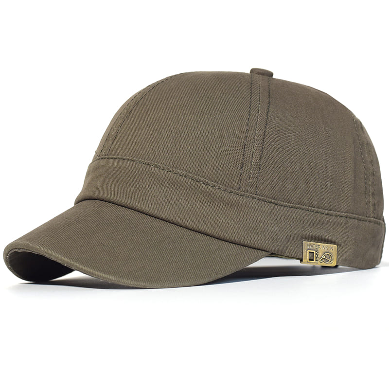 Men's Plain Short Brim Baseball Cap – view 3