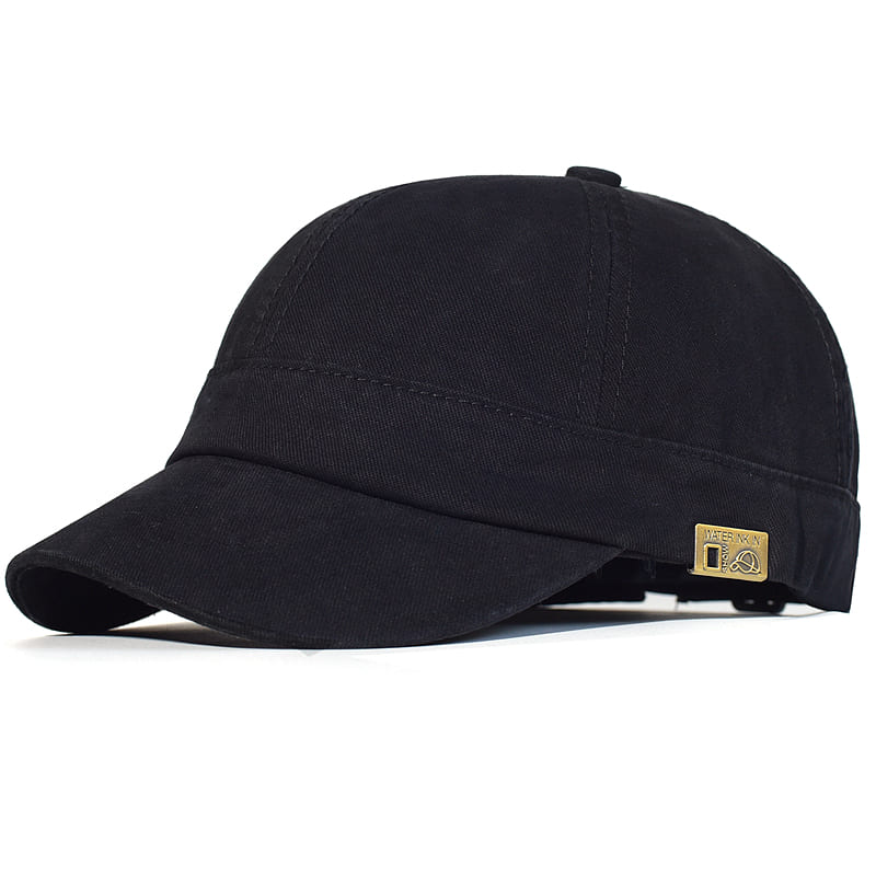 Men's Plain Short Brim Baseball Cap – view 1