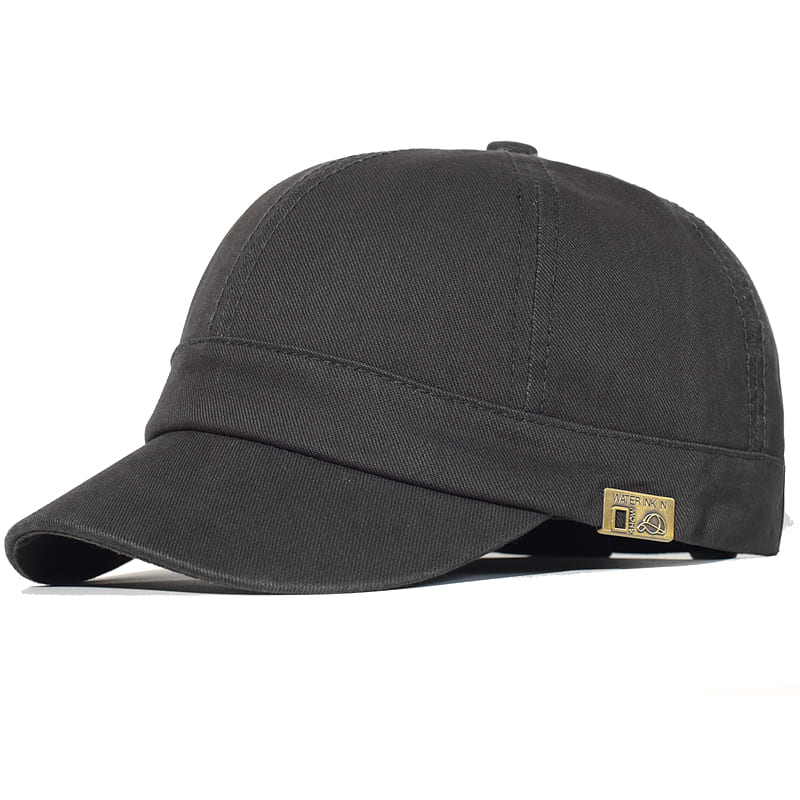 Men's Plain Short Brim Baseball Cap – view 4