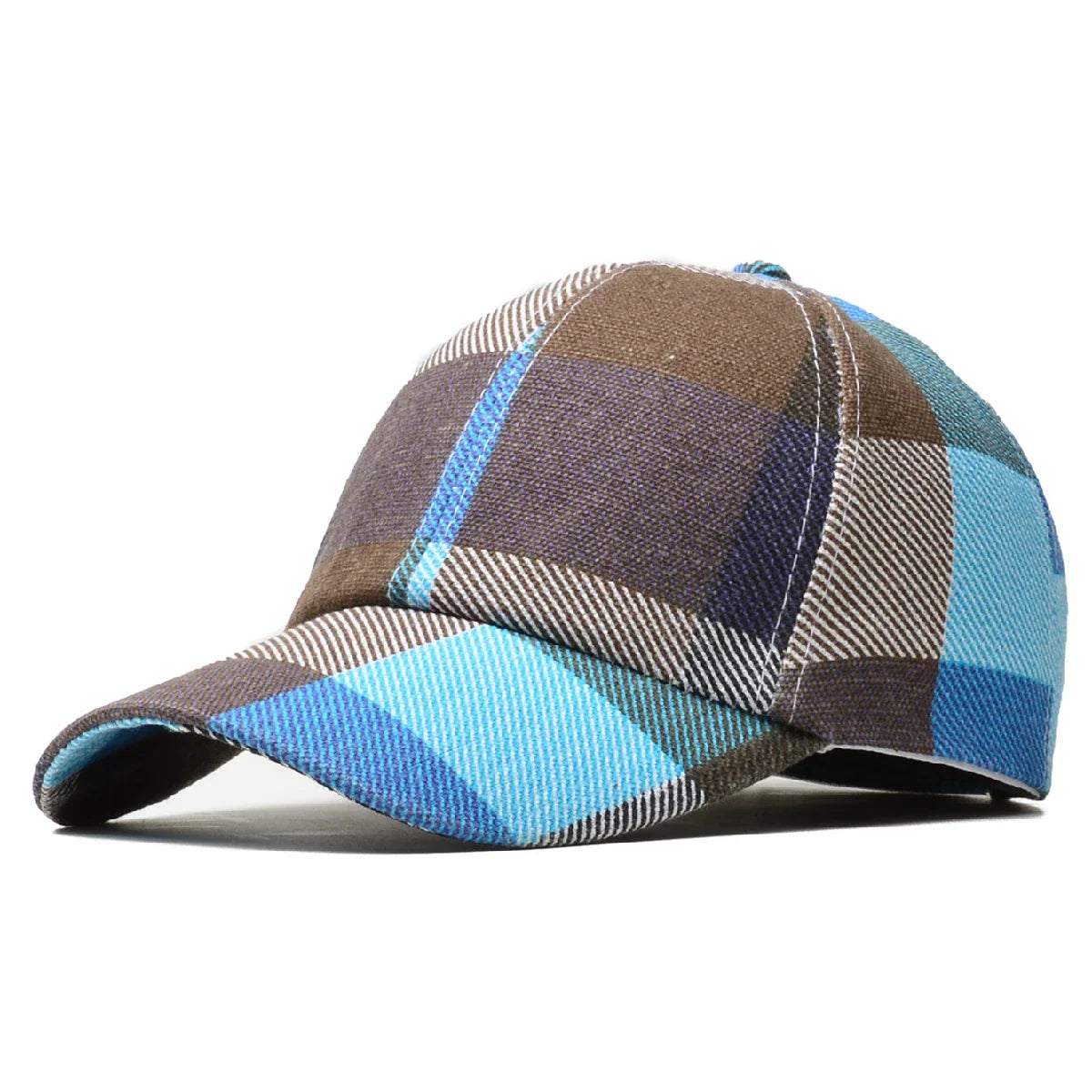 Simmonds Men's Plaid Cotton Baseball Cap – view 6