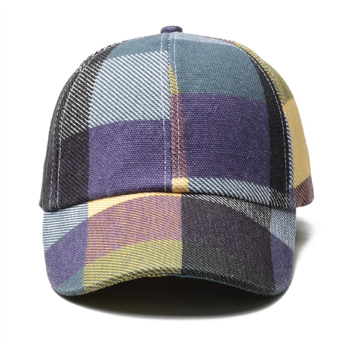 Simmonds Men's Plaid Cotton Baseball Cap – view 1