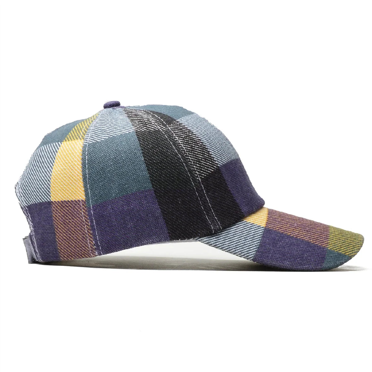 Simmonds Men's Plaid Cotton Baseball Cap – view 4