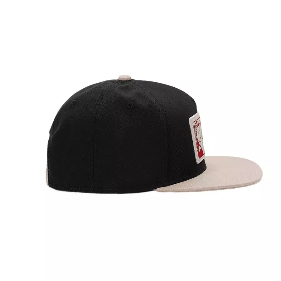 Sorry Cash Only Men's Cotton Snapback Baseball Cap in Black – view 3