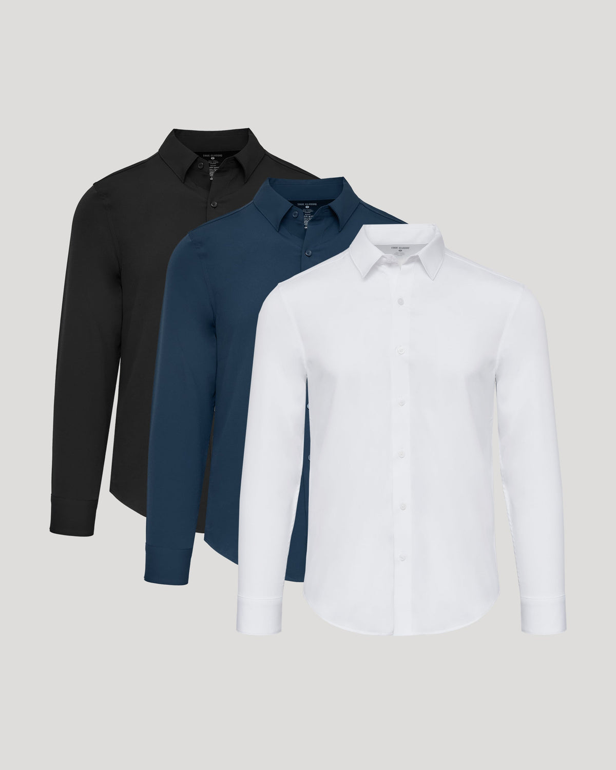 Men's Long Sleeve Performance Dress Shirt 3-Pack – view 1