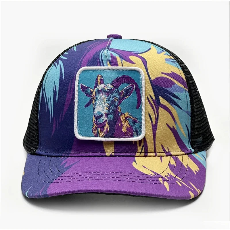 Supernatural Abstract Men's Cotton Trucker Baseball Cap – view 4