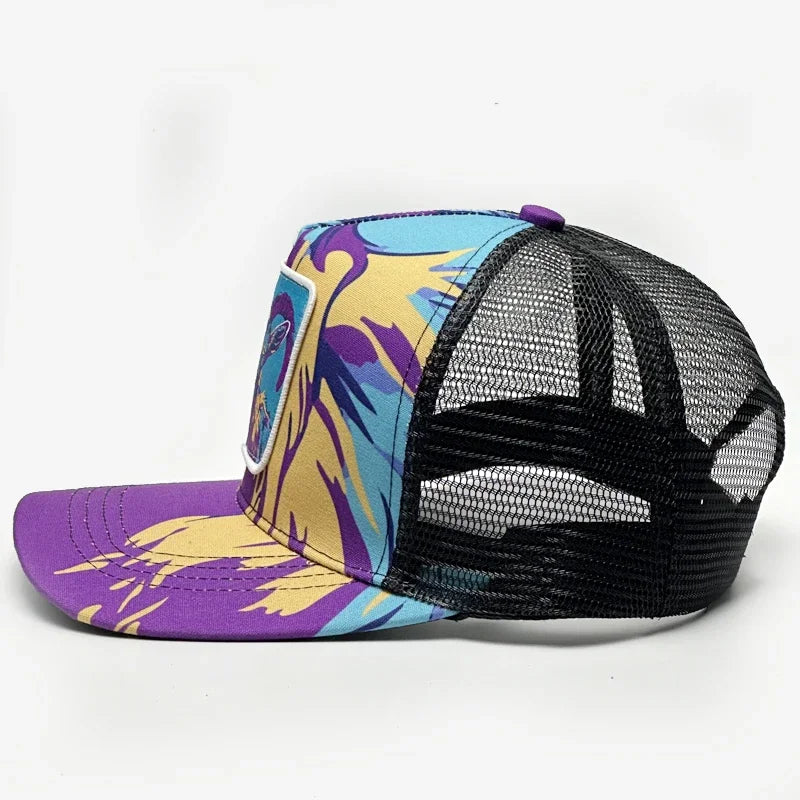 Supernatural Abstract Men's Cotton Trucker Baseball Cap – view 6