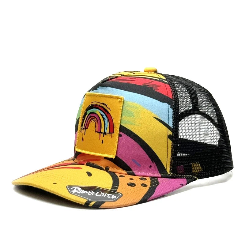 Supernatural Abstract Men's Cotton Trucker Baseball Cap – view 9