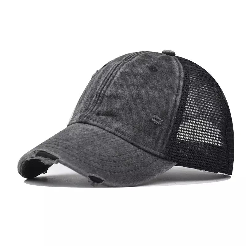 Sussex Men's Washed Cotton Trucker Baseball Cap – view 1