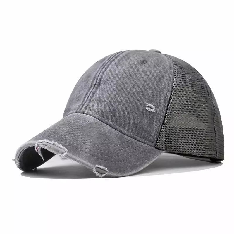 Sussex Men's Washed Cotton Trucker Baseball Cap – view 5