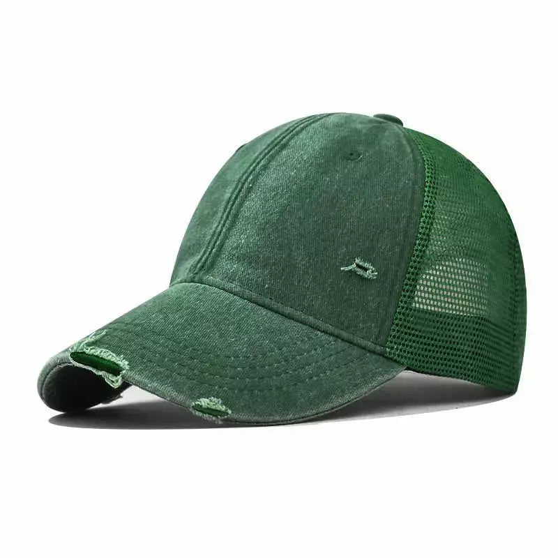 Sussex Men's Washed Cotton Trucker Baseball Cap – view 6