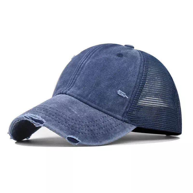 Sussex Men's Washed Cotton Trucker Baseball Cap – view 7