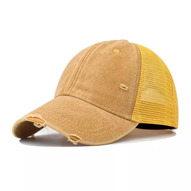 Sussex Men's Washed Cotton Trucker Baseball Cap – view 10
