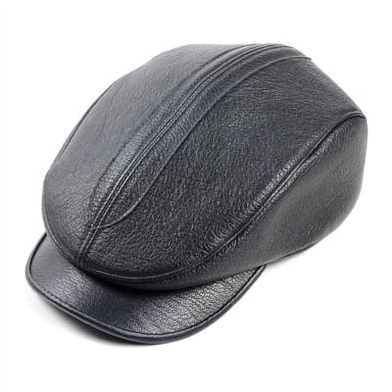 Sutton Men's Genuine Leather Flat Cap – view 3
