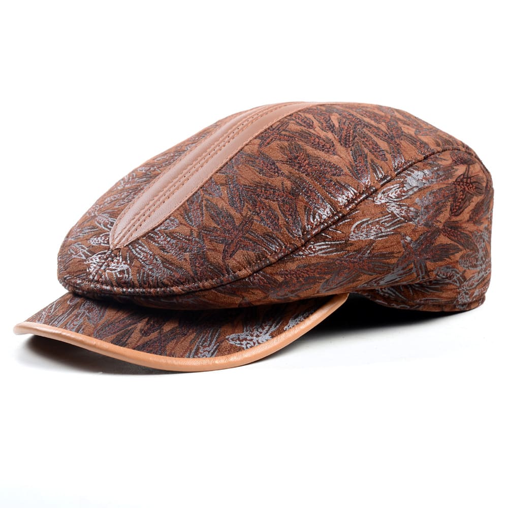 Sutton Men's Genuine Leather Flat Cap – view 1