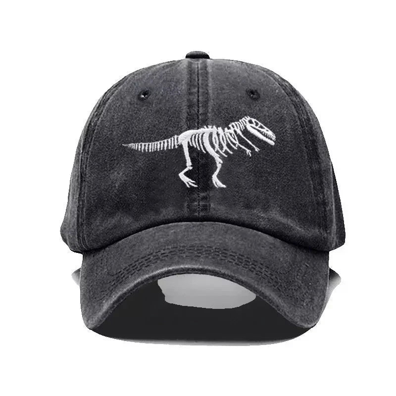 T-Rex Men's Dinosaur Skeleton Cotton Baseball Cap – view 7