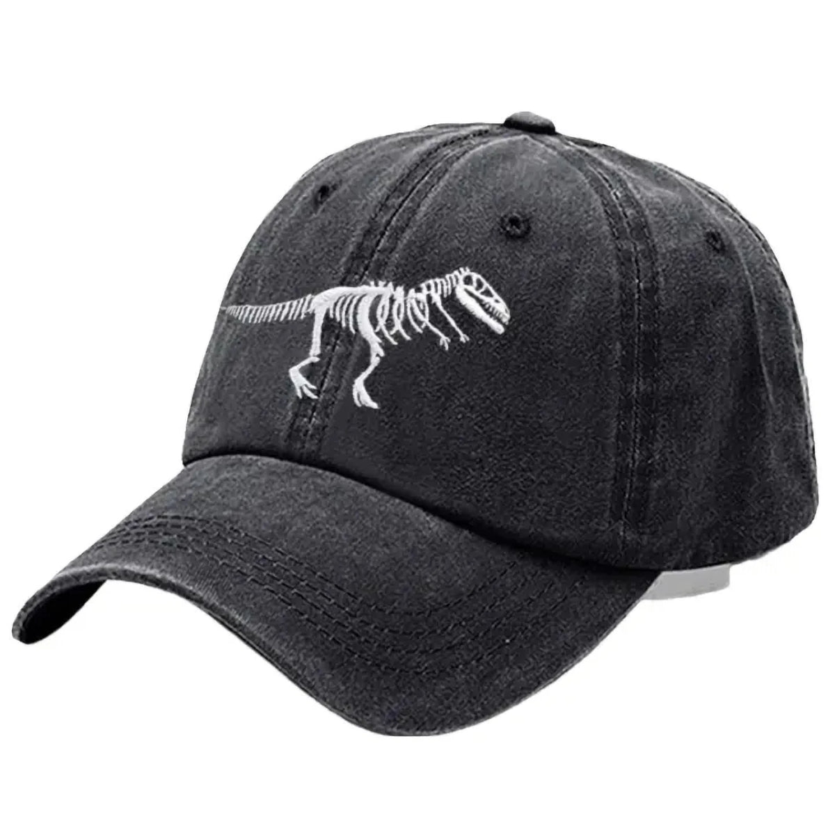 T-Rex Men's Dinosaur Skeleton Cotton Baseball Cap – view 1