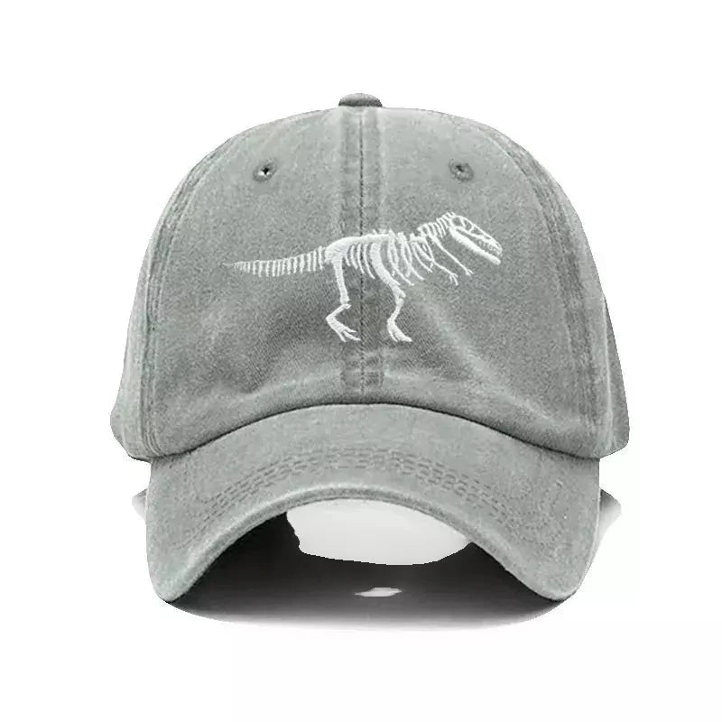 T-Rex Men's Dinosaur Skeleton Cotton Baseball Cap – view 11