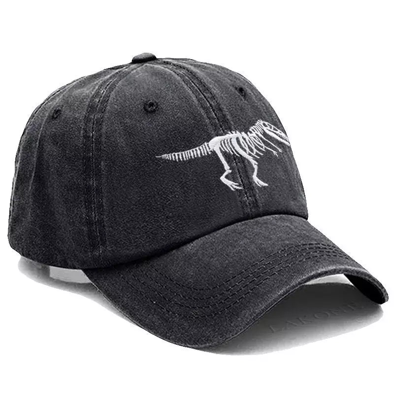 T-Rex Men's Dinosaur Skeleton Cotton Baseball Cap – view 13