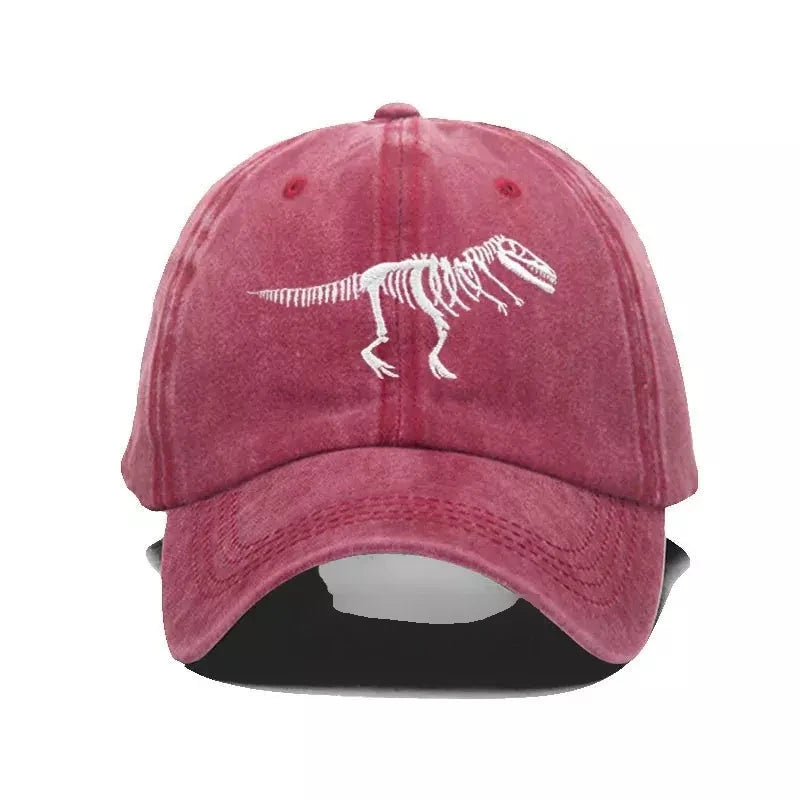 T-Rex Men's Dinosaur Skeleton Cotton Baseball Cap – view 10