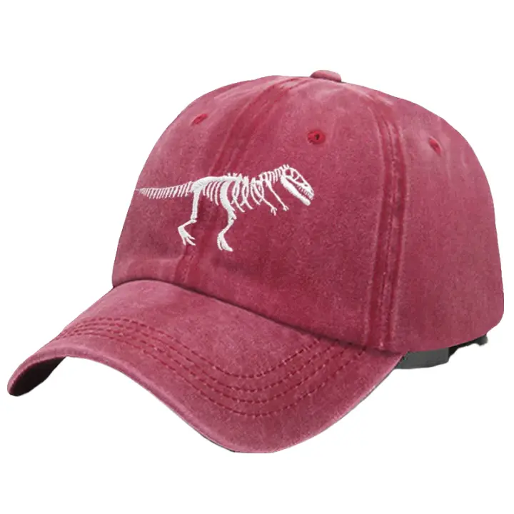 T-Rex Men's Dinosaur Skeleton Cotton Baseball Cap – view 5