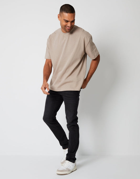 The Everyday Slim Fit Jeans in Grey by SATRI & CO. – product view 1