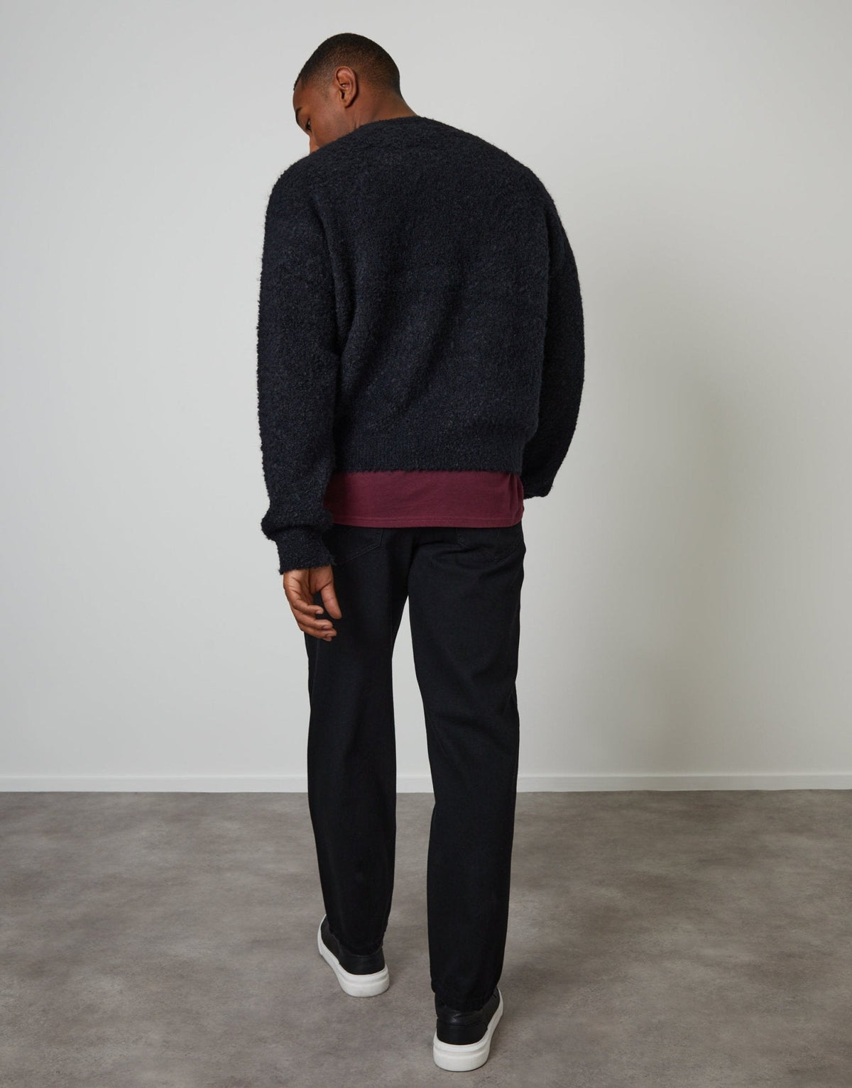 Loose Fit Jeans in Black by SATRI & CO. – product view 3