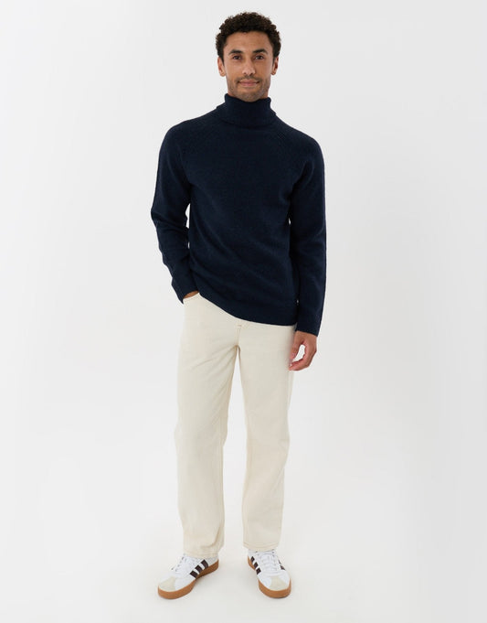 Men's Warm Winter Jumper for Cold Days in Navy – view 1