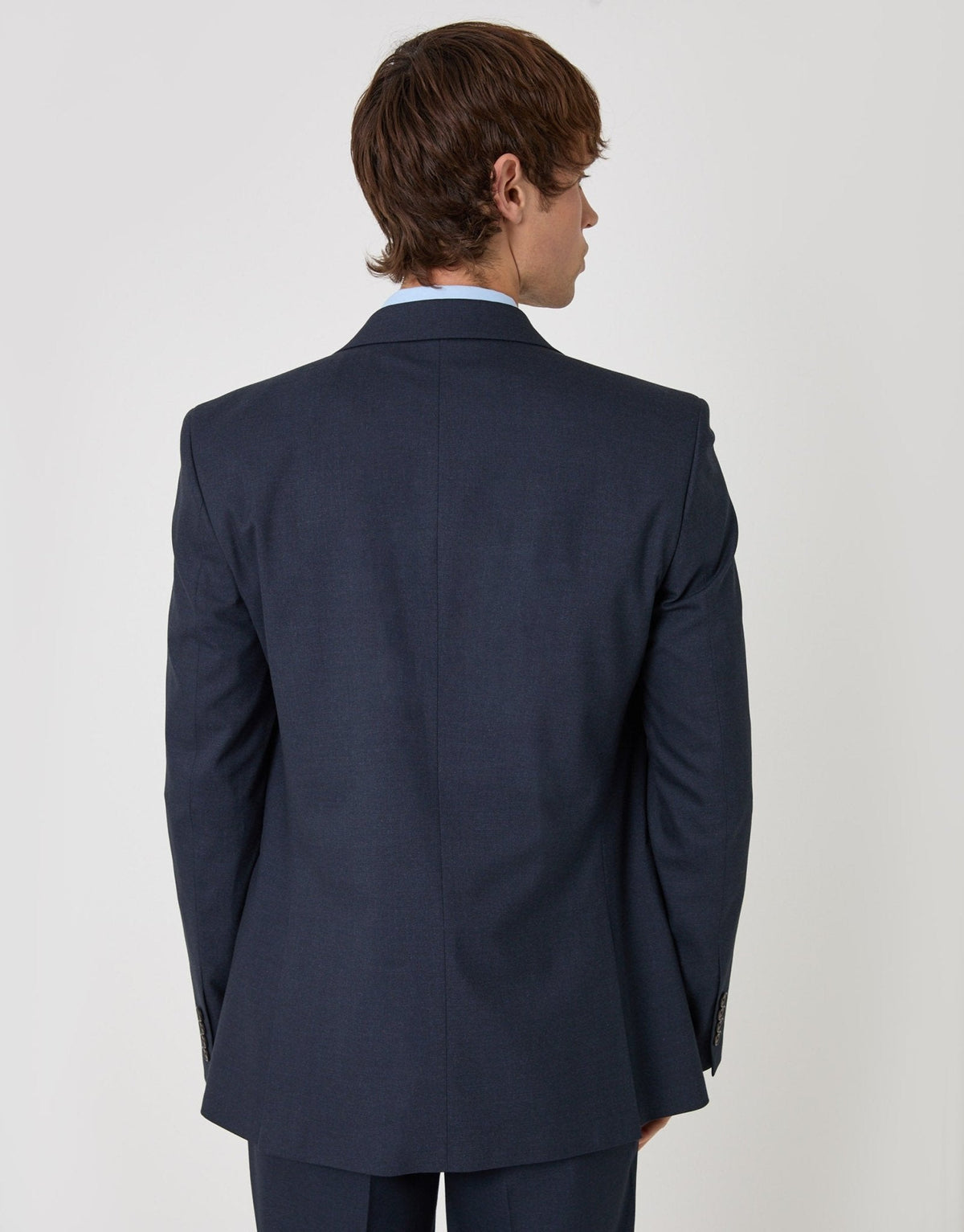Men's Double Breasted Blazer in Navy – view 2