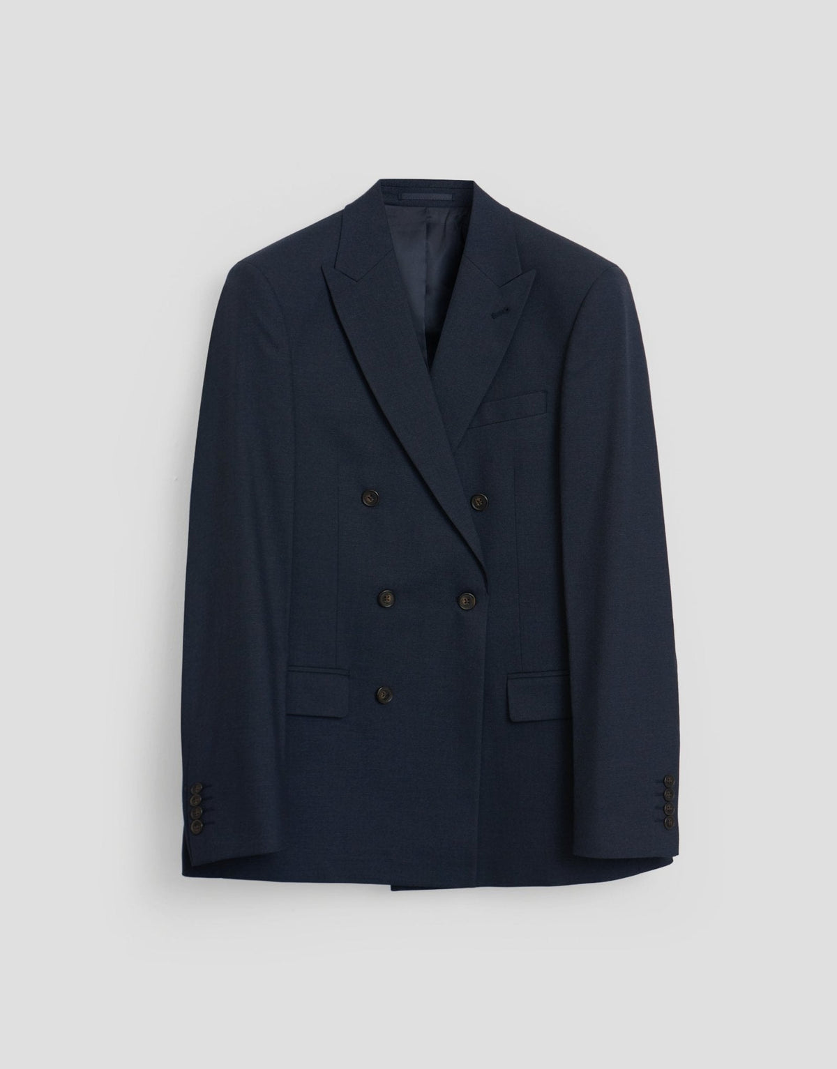 Men's Double Breasted Blazer in Navy – view 7