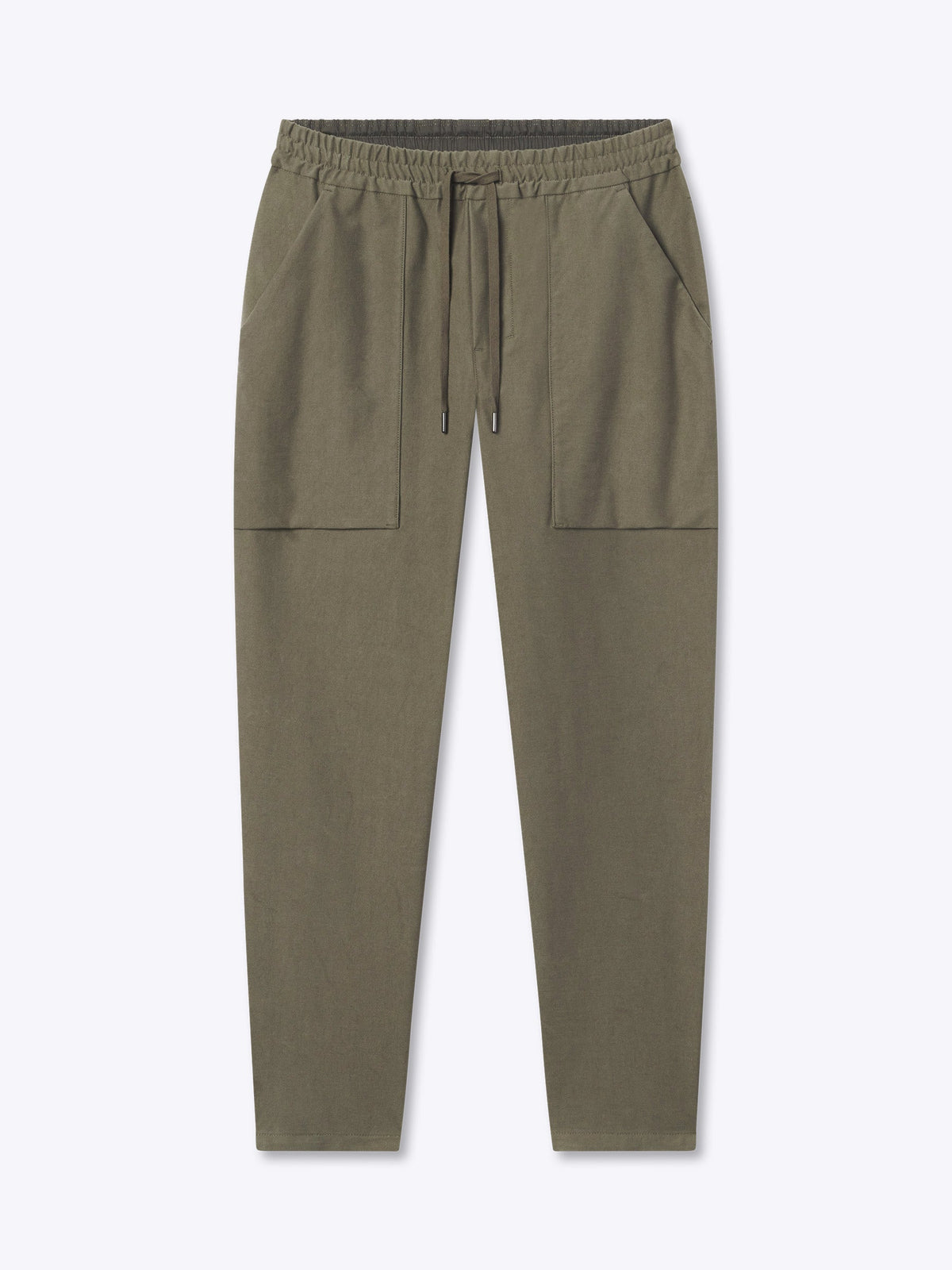 Men's Pull-On Cropped Trousers – Soft Stretch Fabric, Easy Elasticated Waist, Classic Fit | Tea Leaf