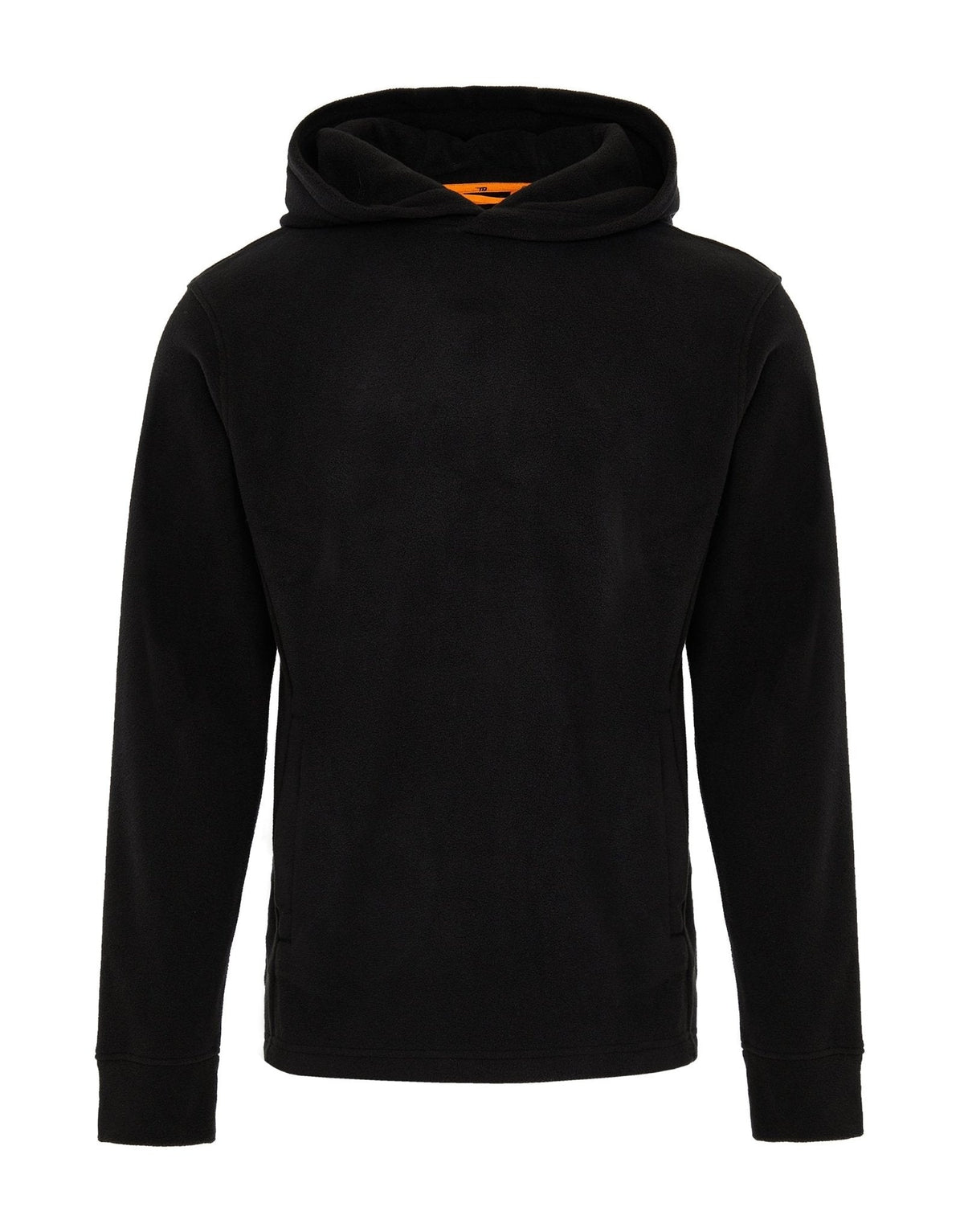 Men's Microfleece Overhead Hoodie in Black – view 5