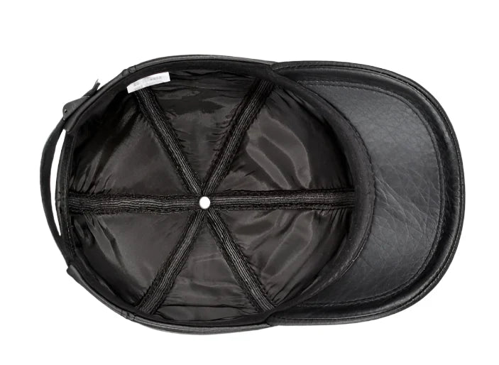 Tancarville Men's Genuine Leather Baseball Cap – view 7