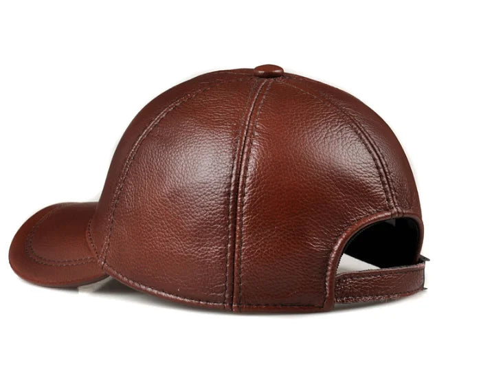 Tancarville Men's Genuine Leather Baseball Cap – view 10