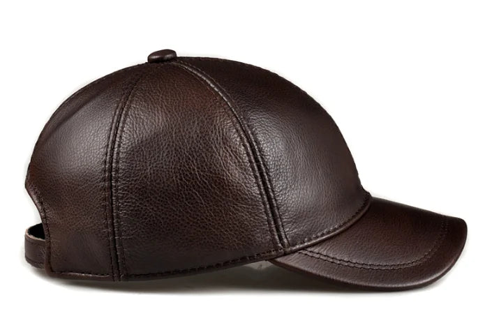 Tancarville Men's Genuine Leather Baseball Cap – view 9