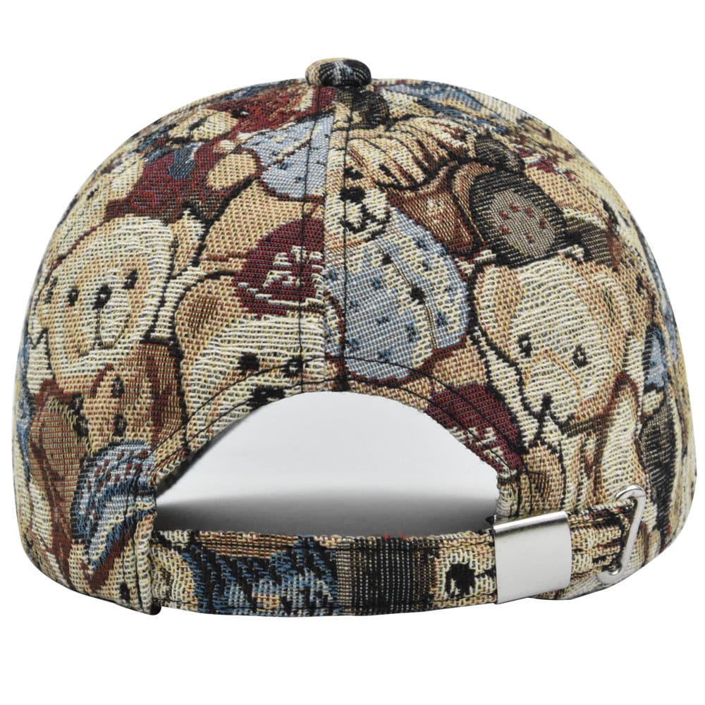 Teddy Bears Men's Cotton Baseball Cap in Brown – view 4