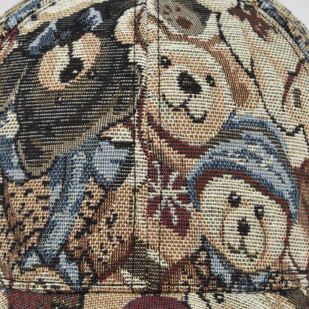 Teddy Bears Men's Cotton Baseball Cap in Brown – view 5